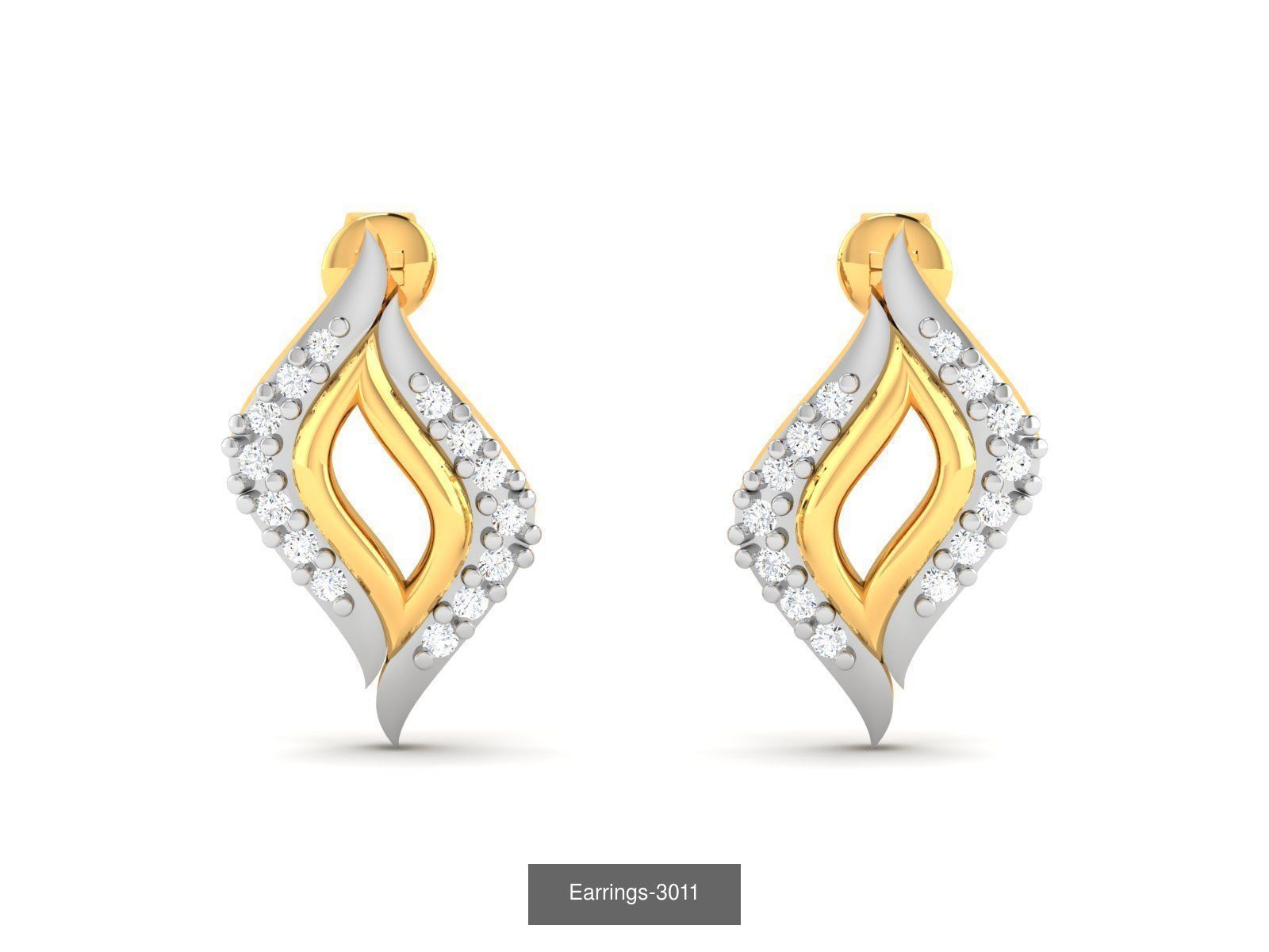 100 LIGHT WT EARRINGS  3D Model Collection_36