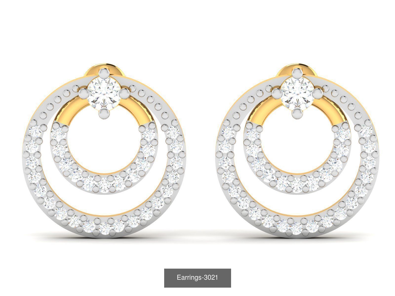 100 LIGHT WT EARRINGS  3D Model Collection_27