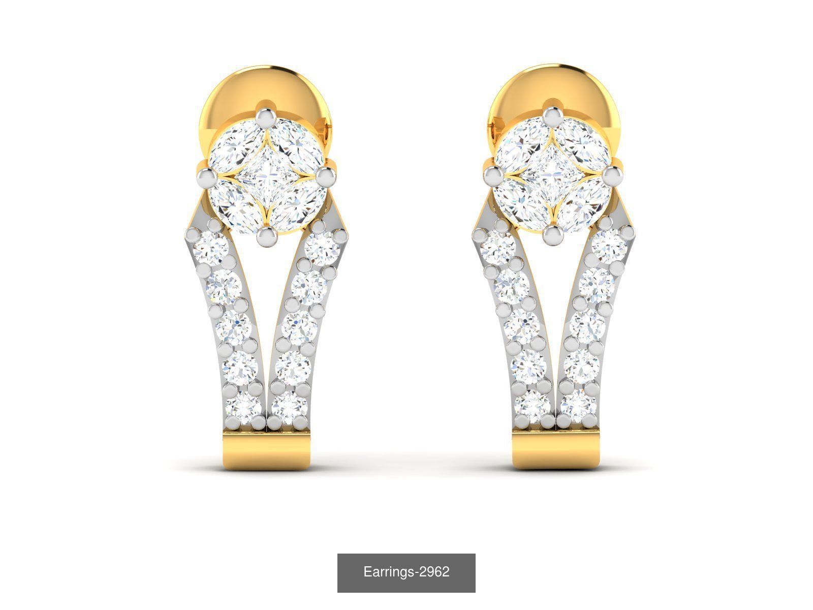 100 LIGHT WT EARRINGS  3D Model Collection_62