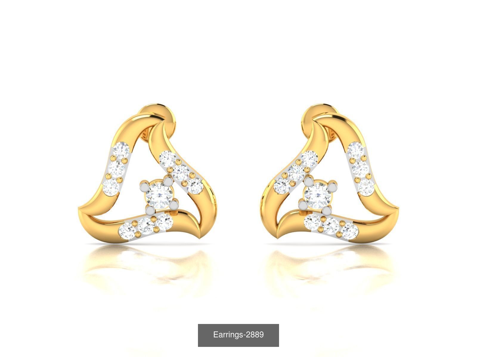 100 LIGHT WT EARRINGS  3D Model Collection_104