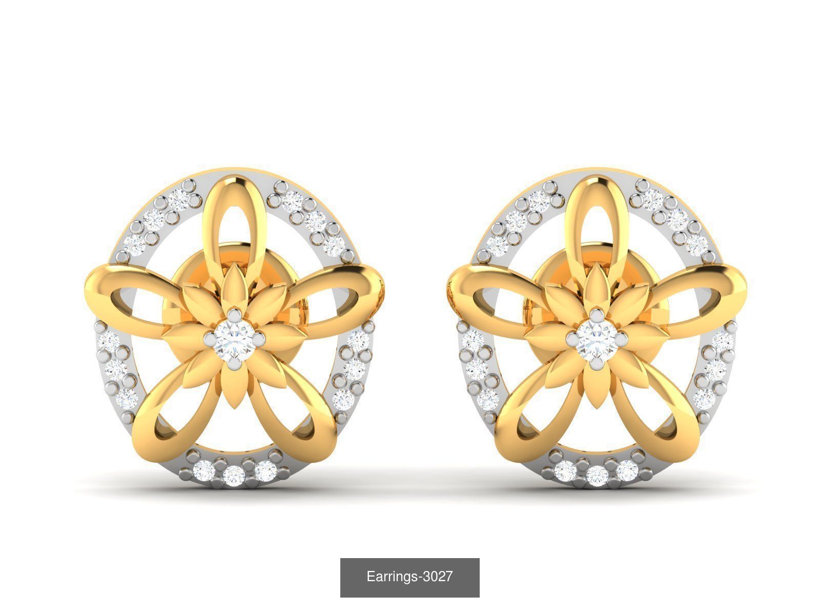 100 LIGHT WT EARRINGS  3D Model Collection_24