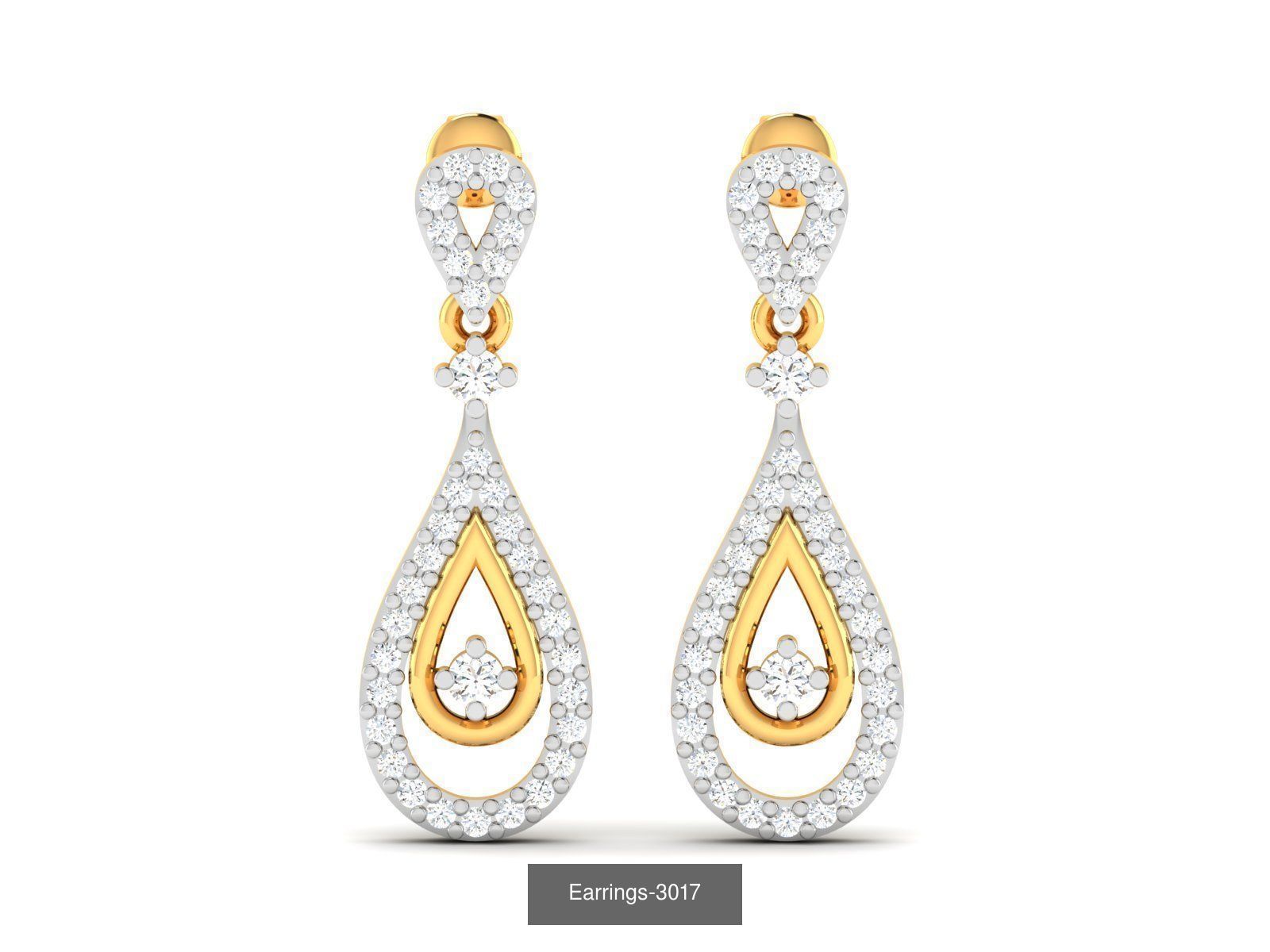 100 LIGHT WT EARRINGS  3D Model Collection_31
