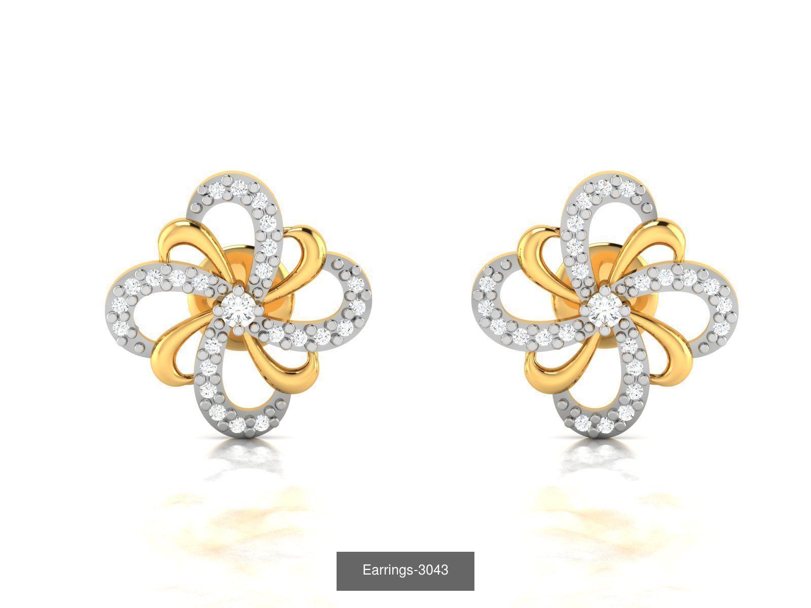 100 LIGHT WT EARRINGS  3D Model Collection_13