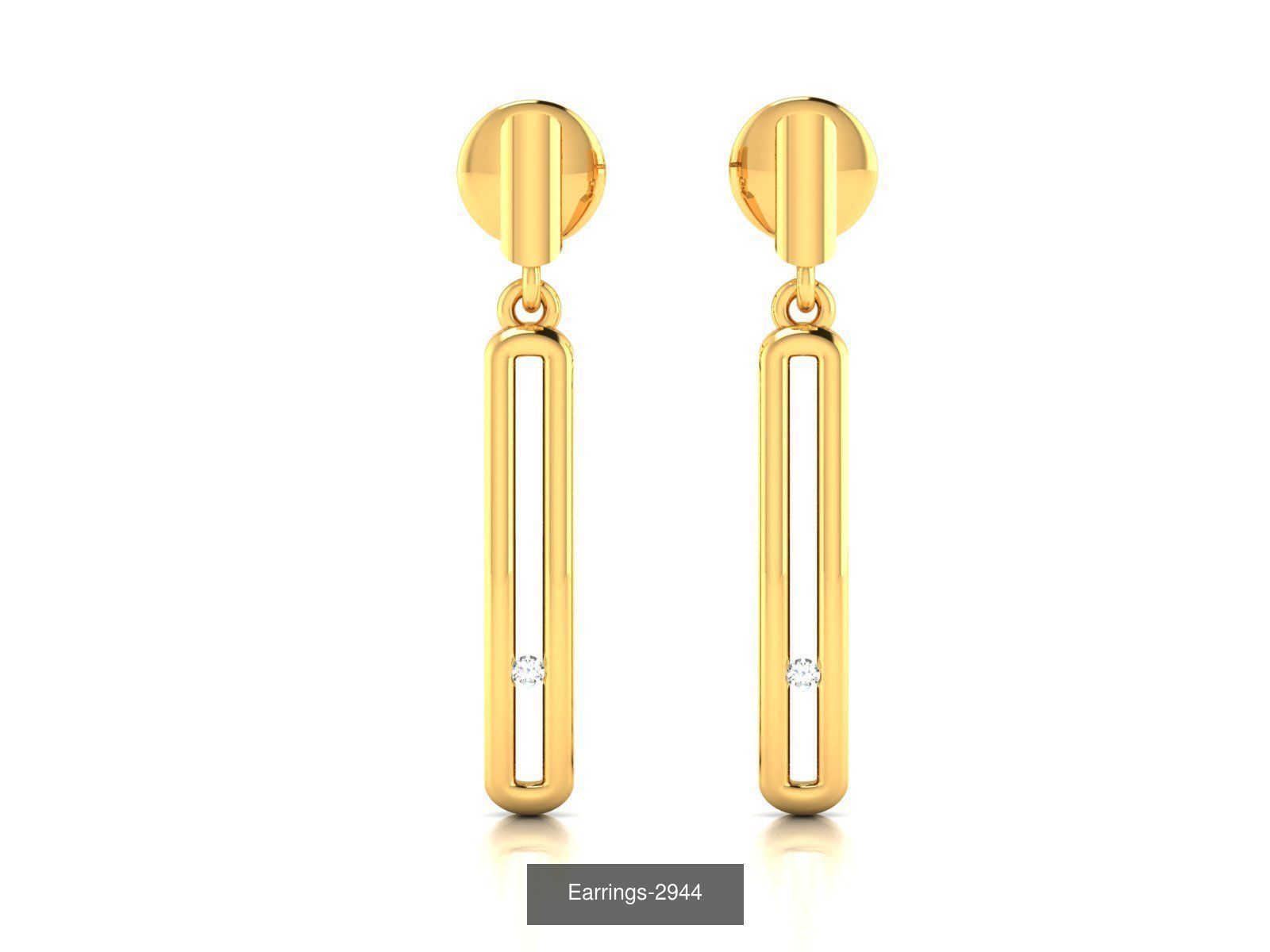 100 LIGHT WT EARRINGS  3D Model Collection_65