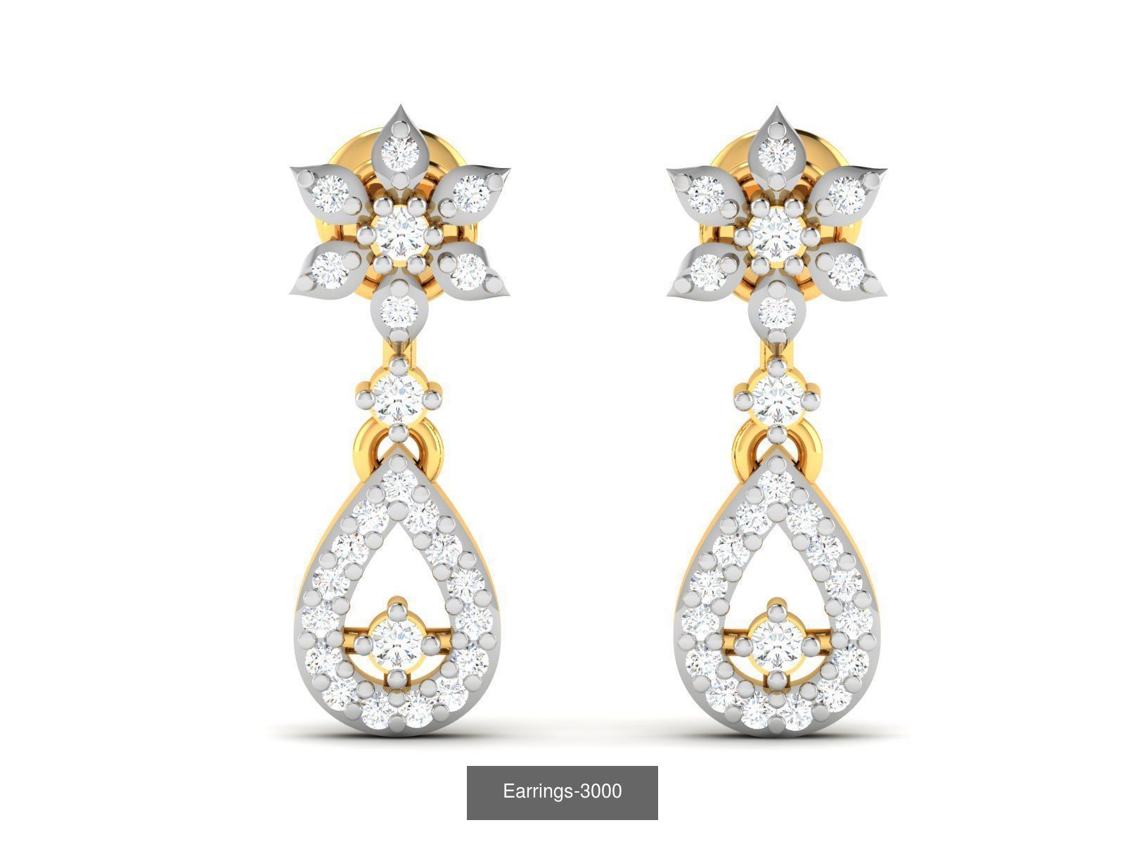 100 LIGHT WT EARRINGS  3D Model Collection_44