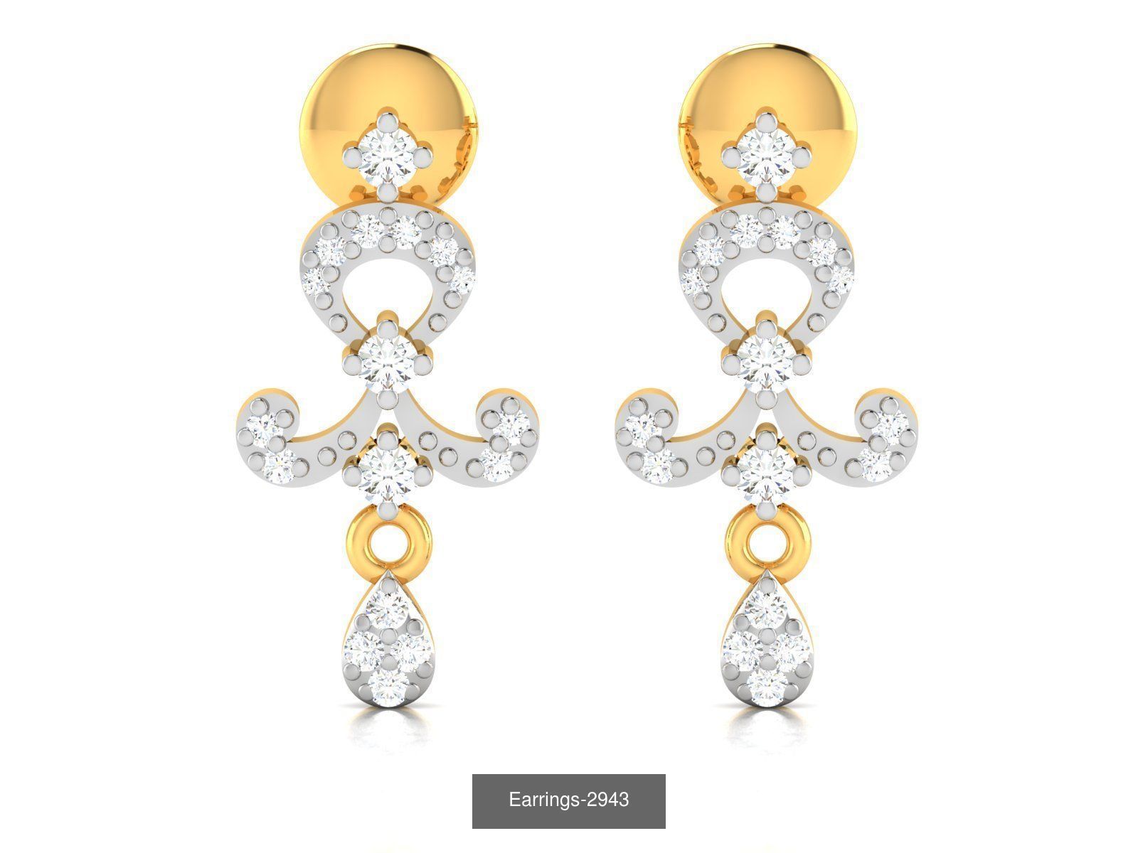 100 LIGHT WT EARRINGS  3D Model Collection_66