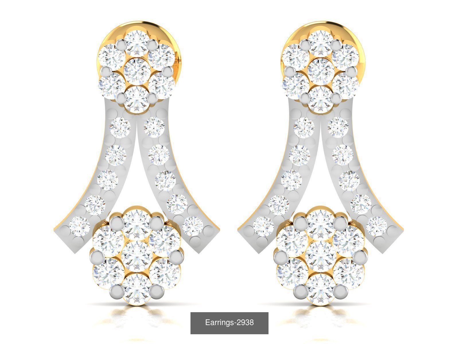 100 LIGHT WT EARRINGS  3D Model Collection_68
