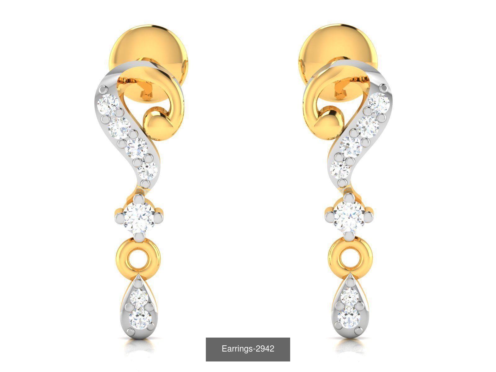 100 LIGHT WT EARRINGS  3D Model Collection_67