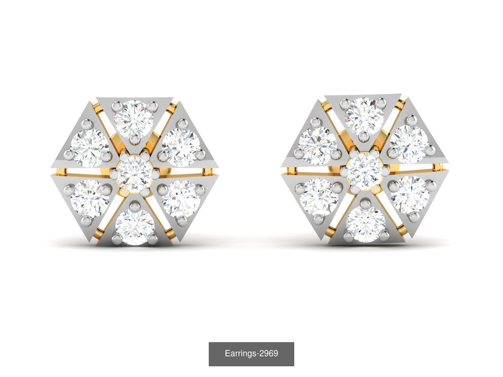 100 LIGHT WT EARRINGS  3D Model Collection_59