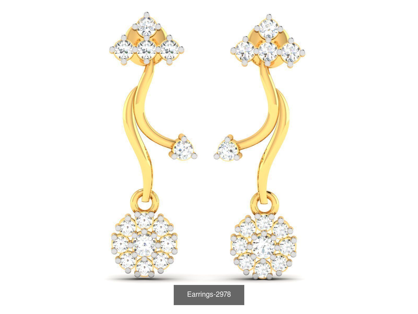 100 LIGHT WT EARRINGS  3D Model Collection_51