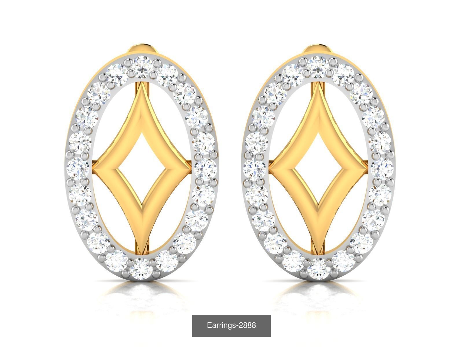 100 LIGHT WT EARRINGS  3D Model Collection_105