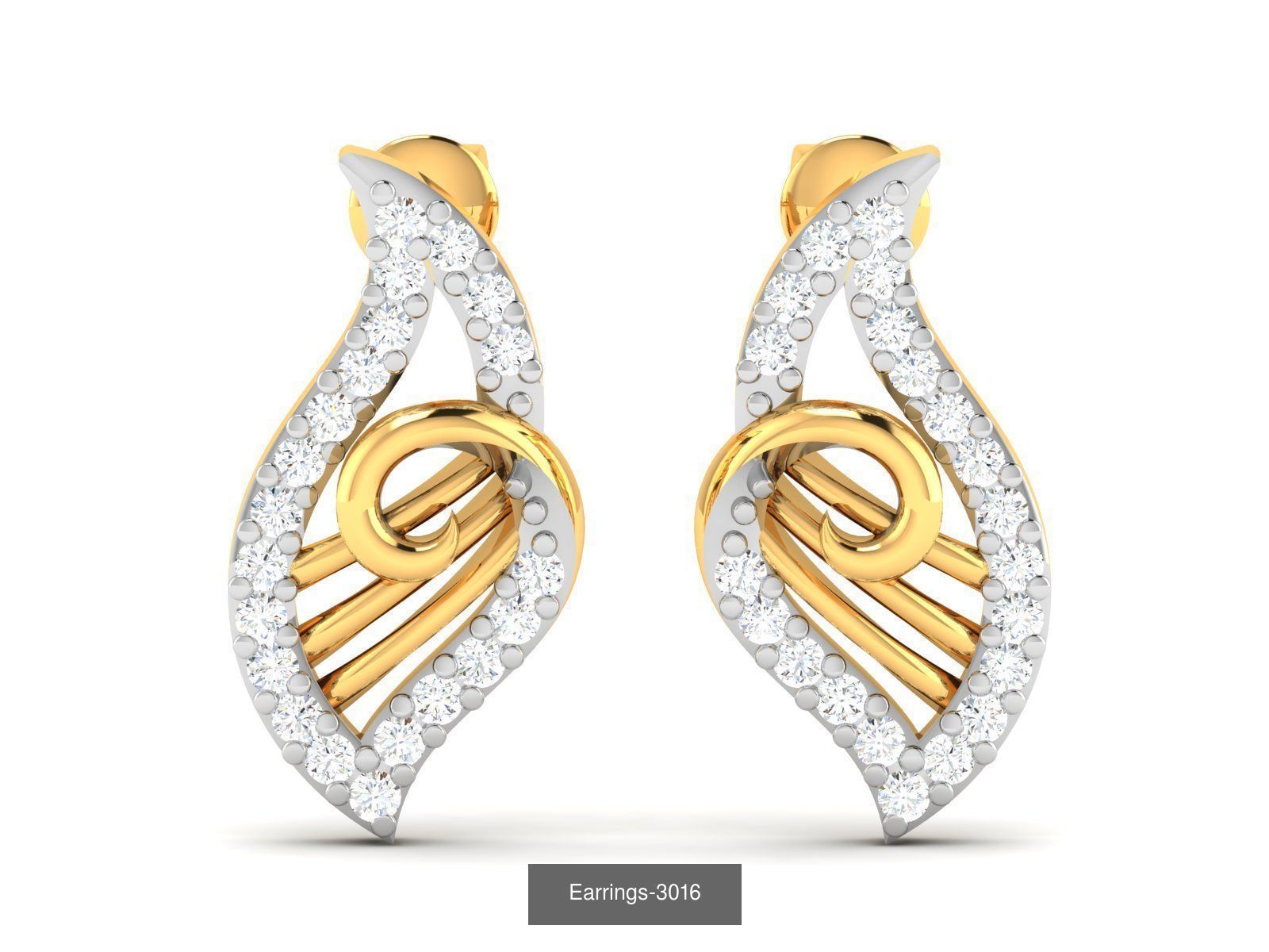 100 LIGHT WT EARRINGS  3D Model Collection_32