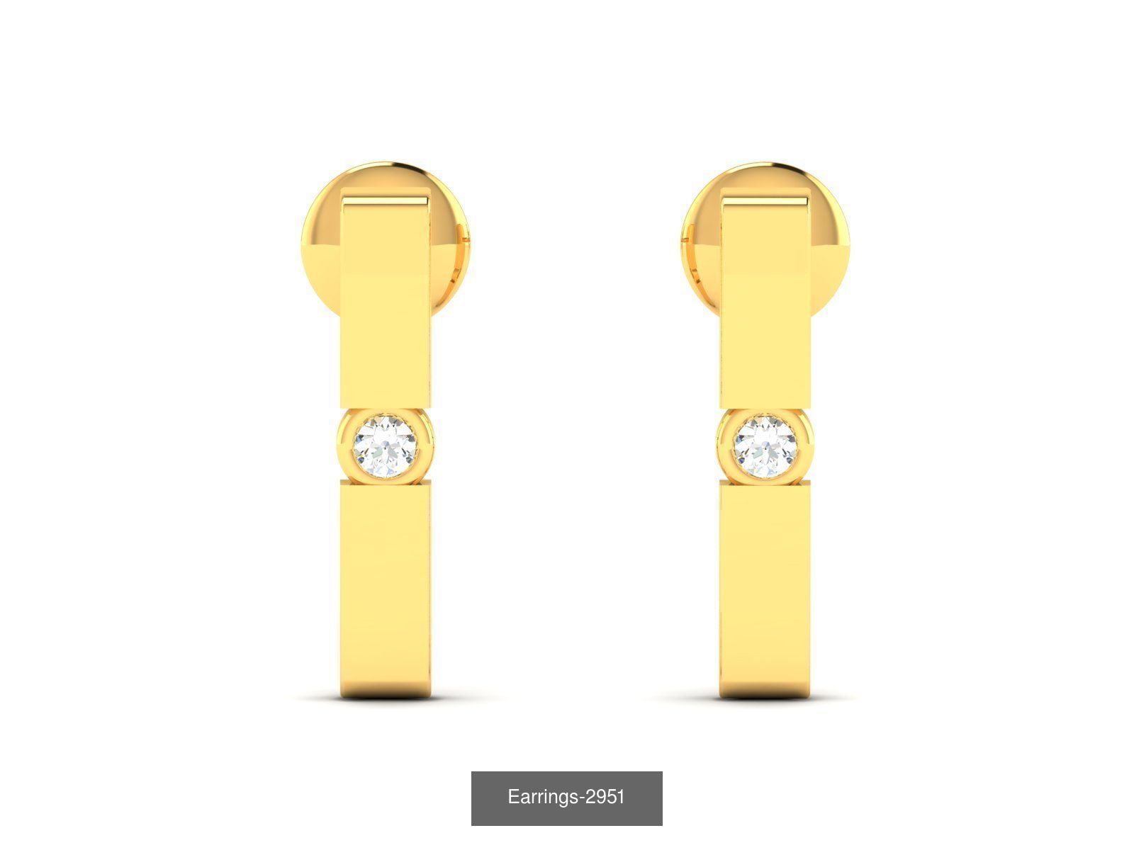 100 LIGHT WT EARRINGS  3D Model Collection_64