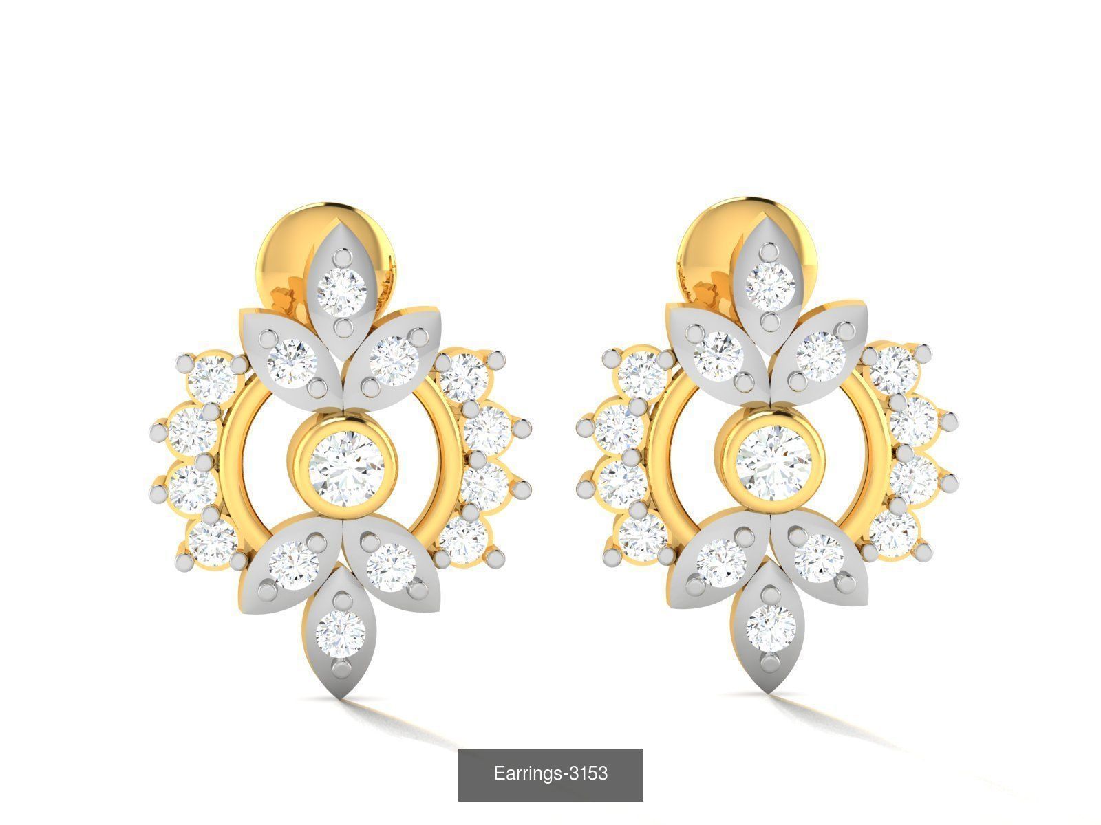 100 LIGHT WT EARRINGS  3D Model Collection_109