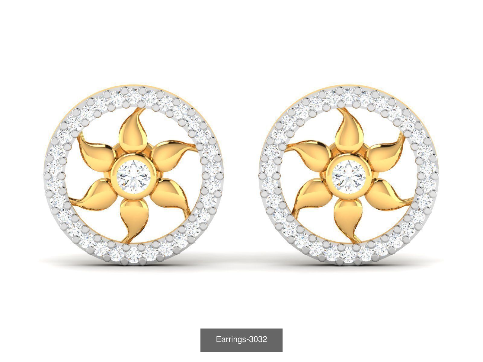 100 LIGHT WT EARRINGS  3D Model Collection_20