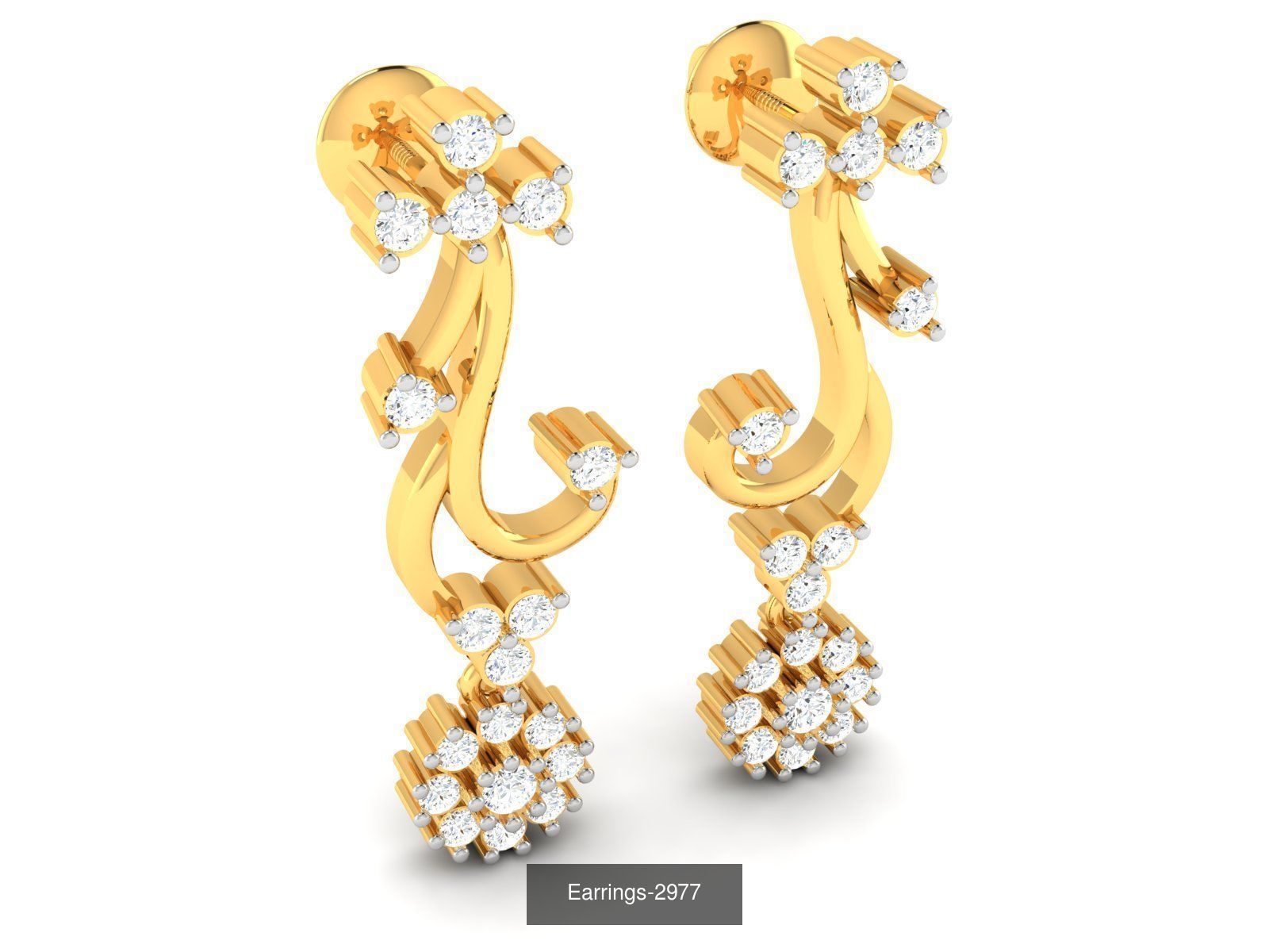 100 LIGHT WT EARRINGS  3D Model Collection_52