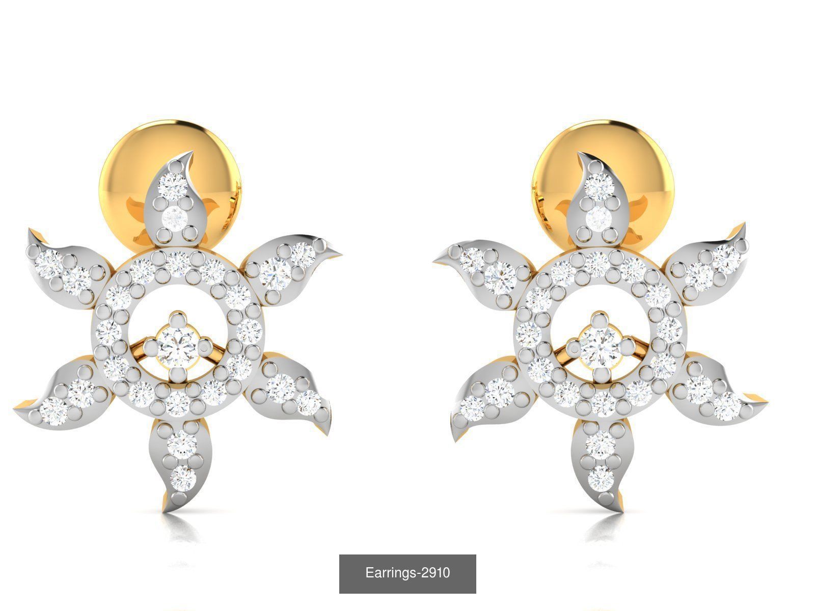 100 LIGHT WT EARRINGS  3D Model Collection_86