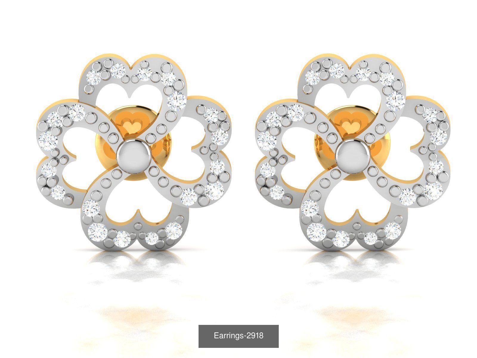 100 LIGHT WT EARRINGS  3D Model Collection_80