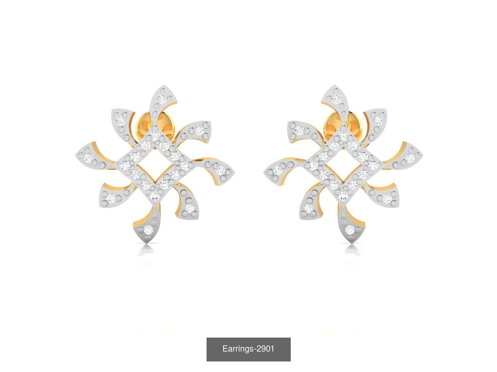 100 LIGHT WT EARRINGS  3D Model Collection_95