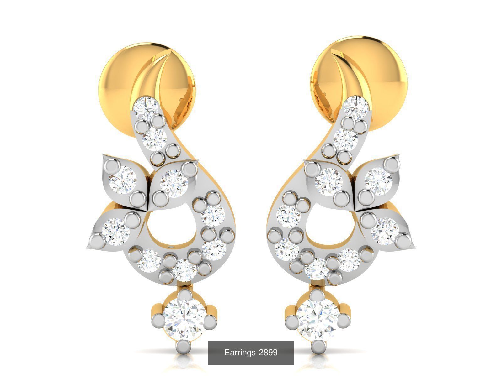 100 LIGHT WT EARRINGS  3D Model Collection_97