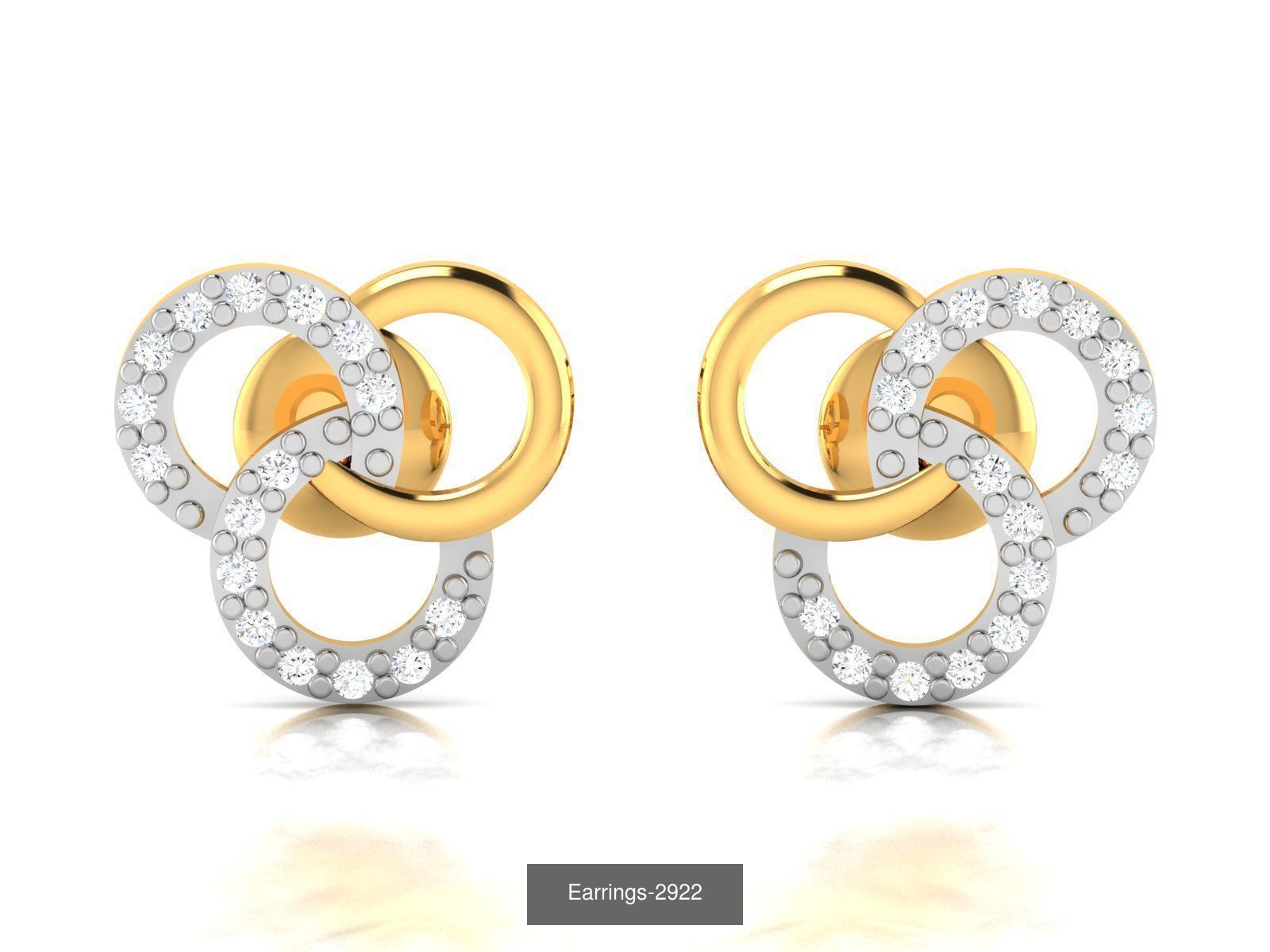 100 LIGHT WT EARRINGS  3D Model Collection_77