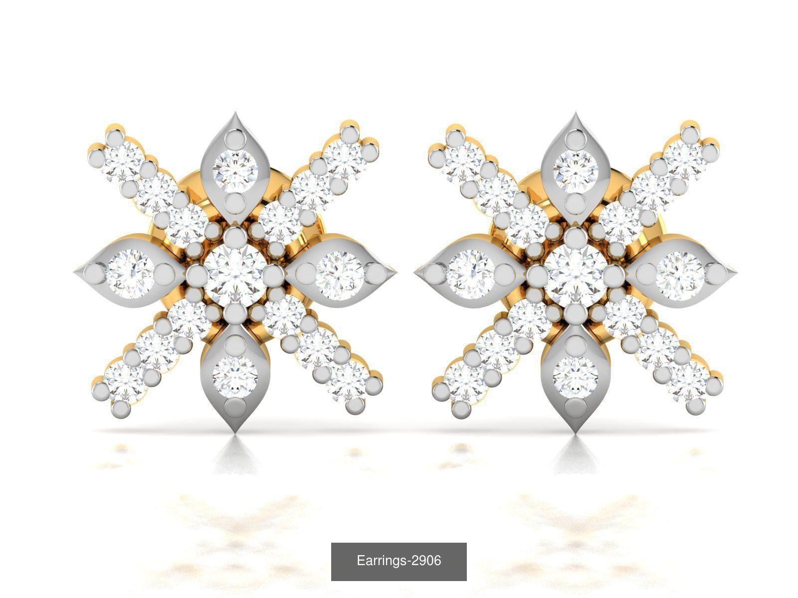 100 LIGHT WT EARRINGS  3D Model Collection_90