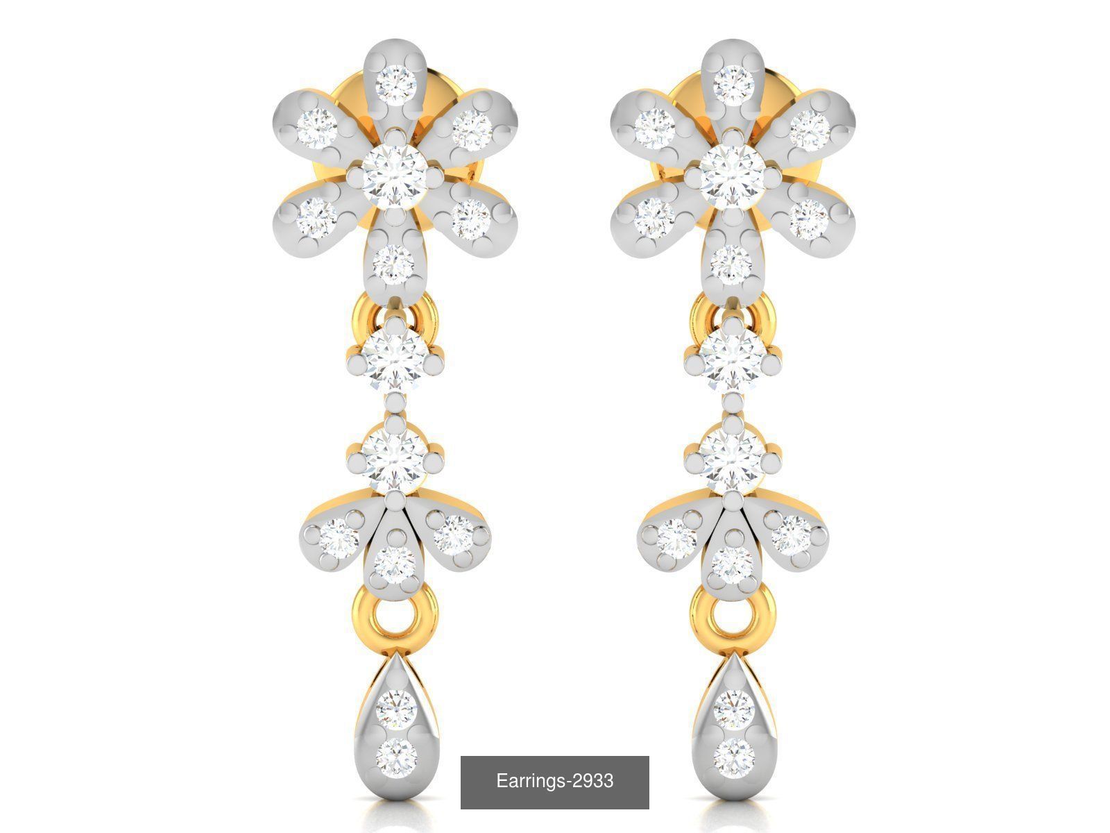 100 LIGHT WT EARRINGS  3D Model Collection_71