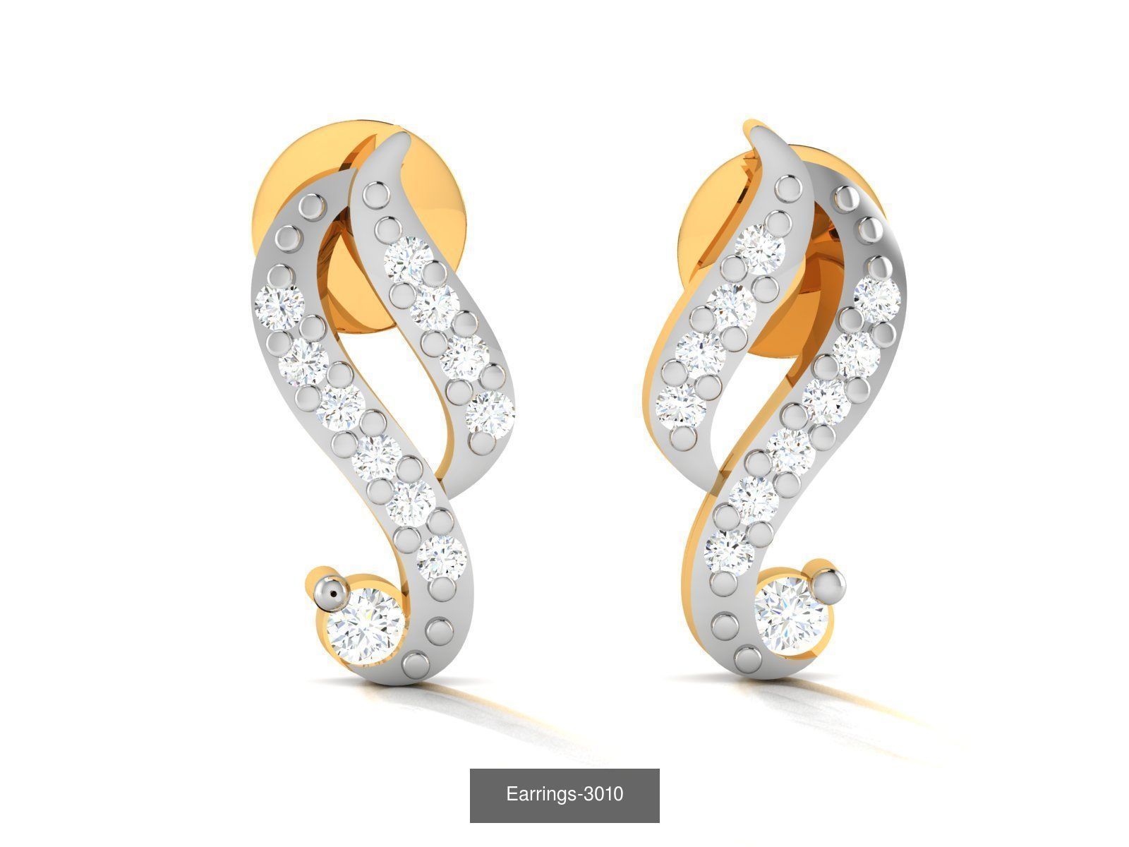 100 LIGHT WT EARRINGS  3D Model Collection_37