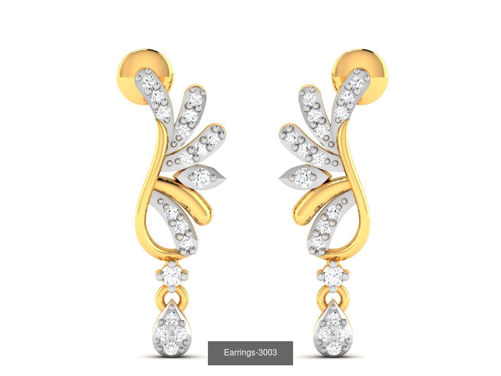 100 LIGHT WT EARRINGS  3D Model Collection_42