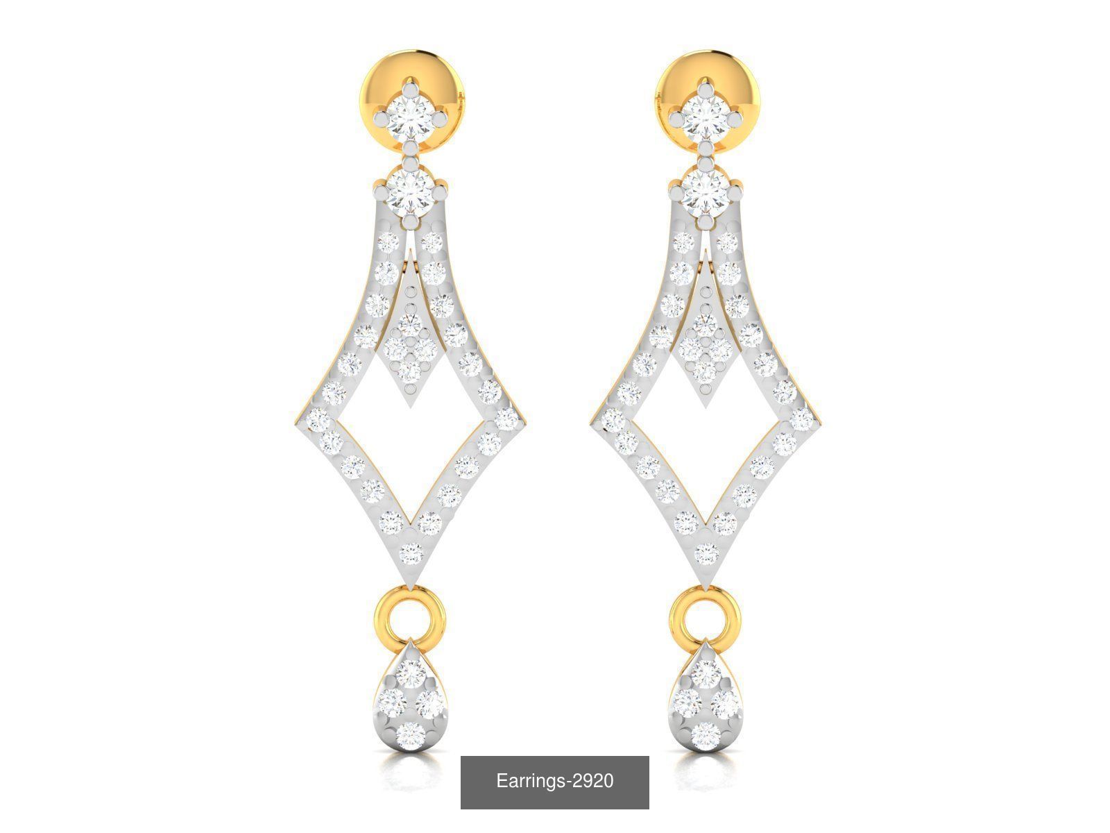 100 LIGHT WT EARRINGS  3D Model Collection_79