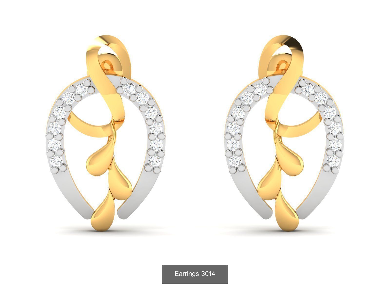 100 LIGHT WT EARRINGS  3D Model Collection_34