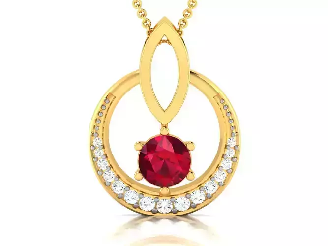 Women pendant 3dm render detail 3D print model