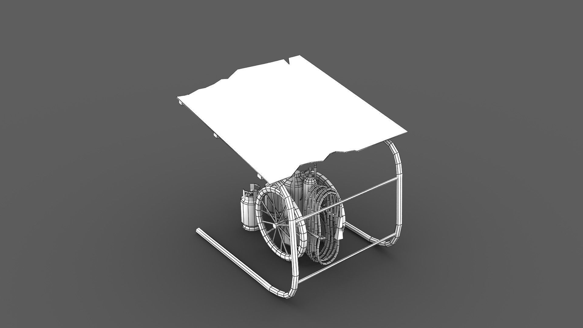 Fire Extinguisher Low-poly 3D model_8