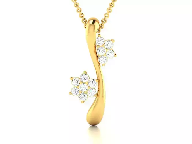 Women pendant 3dm render detail 3D print model