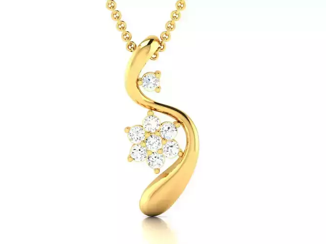 Women pendant 3dm render detail 3D print model