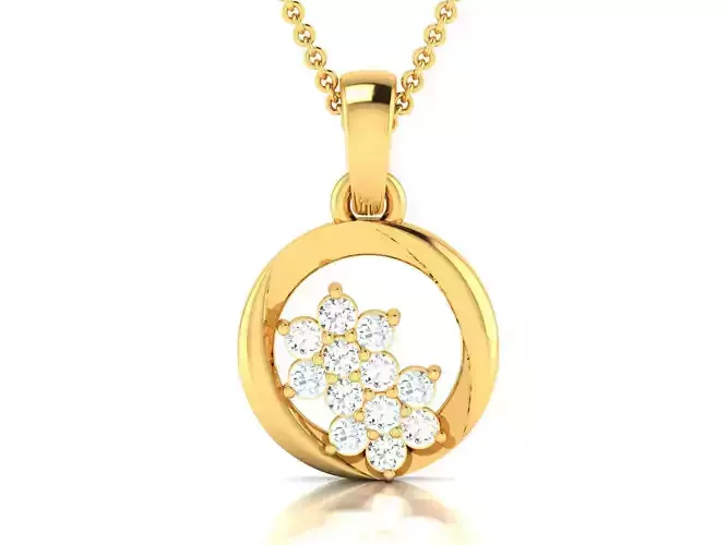 Women pendant 3dm render detail 3D print model