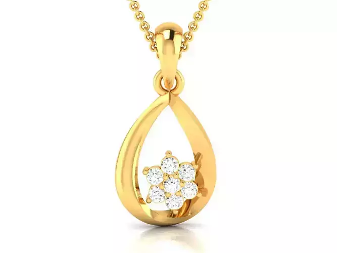 Women pendant 3dm render detail 3D print model