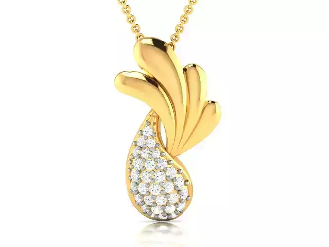 Women pendant 3dm render detail 3D print model