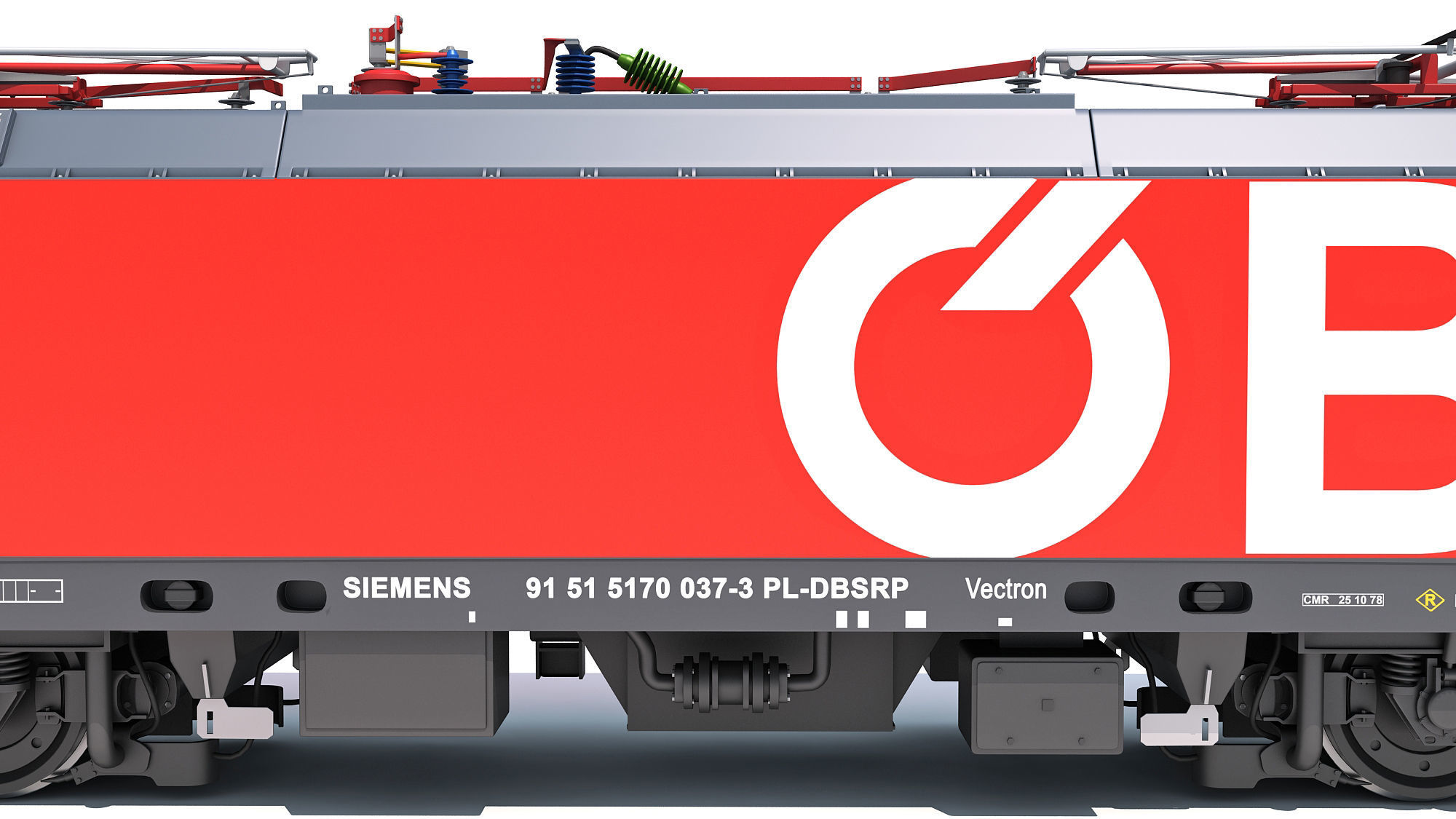 Siemens Vectron Locomotive Austrian Railways 3D model_13