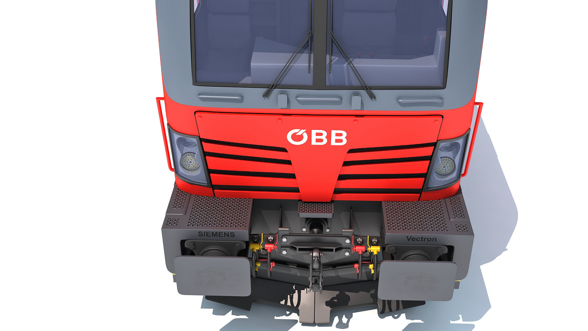 Siemens Vectron Locomotive Austrian Railways 3D model_7