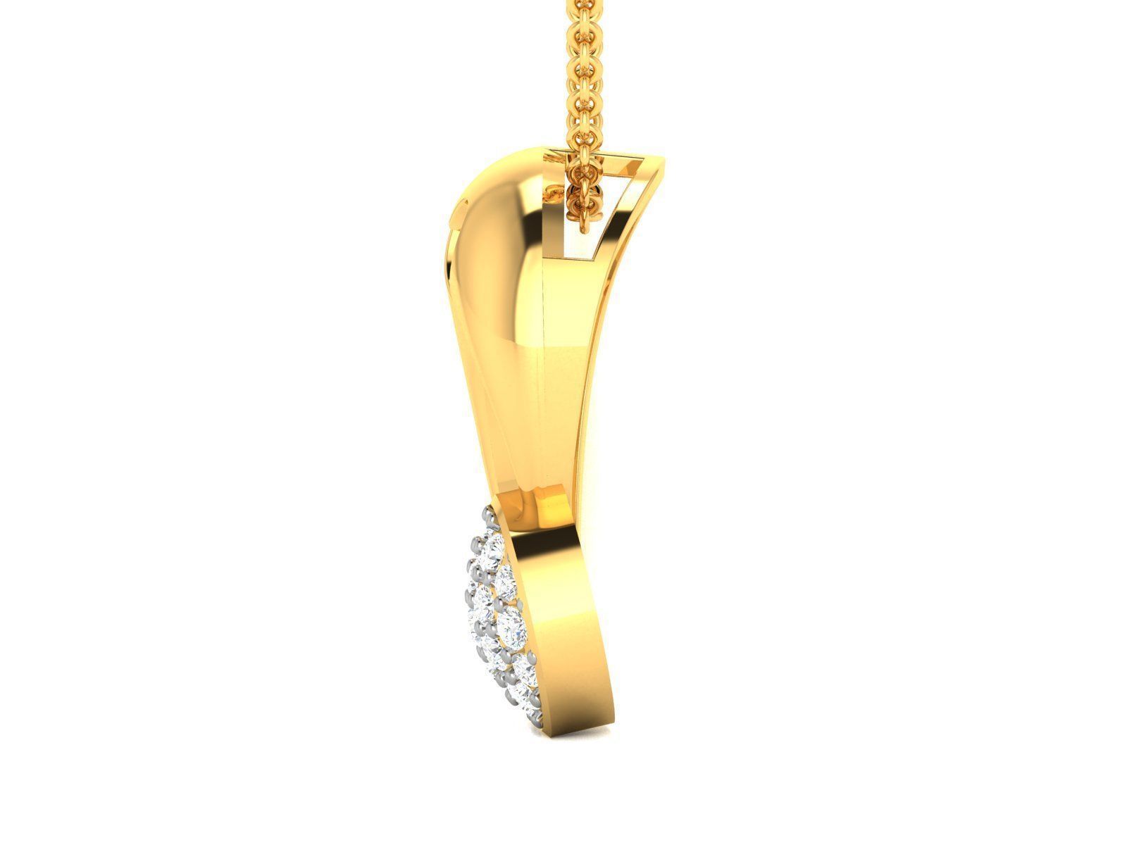 Women pendant 3dm render detail 3D print model 3D print model_4