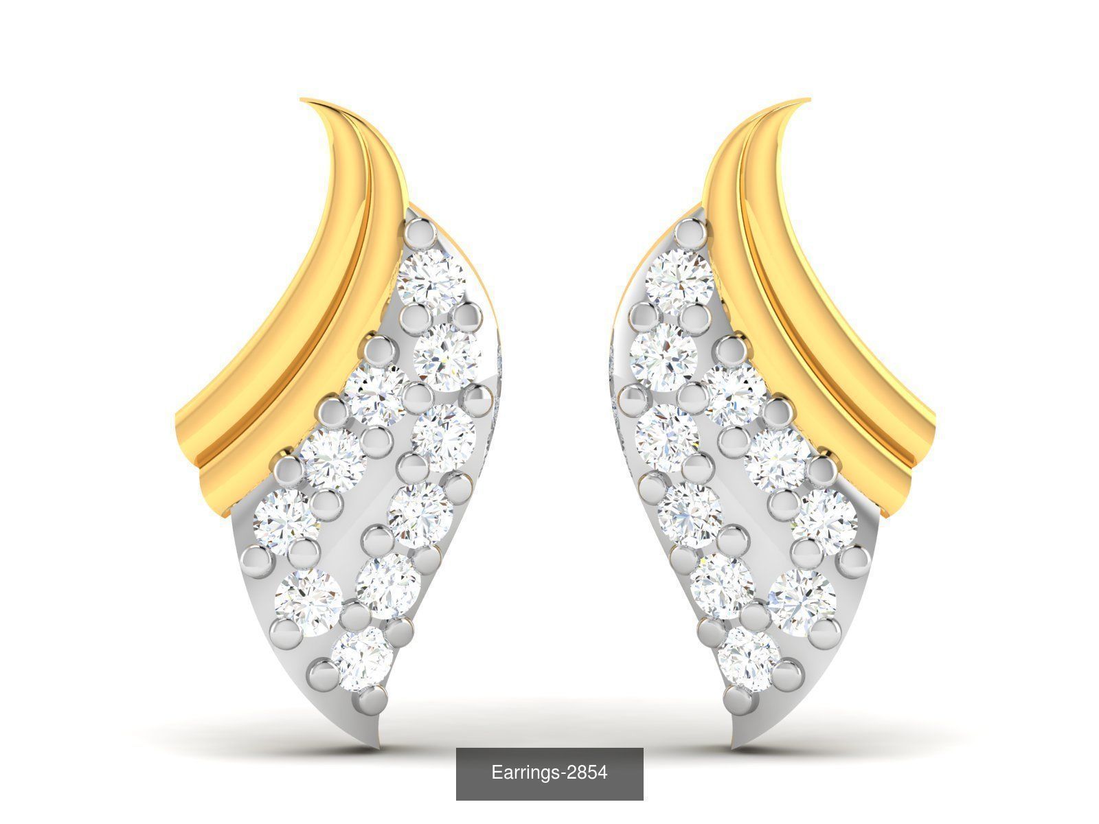 97 LIGHT WT EARRINGS 3D Model Collection_38
