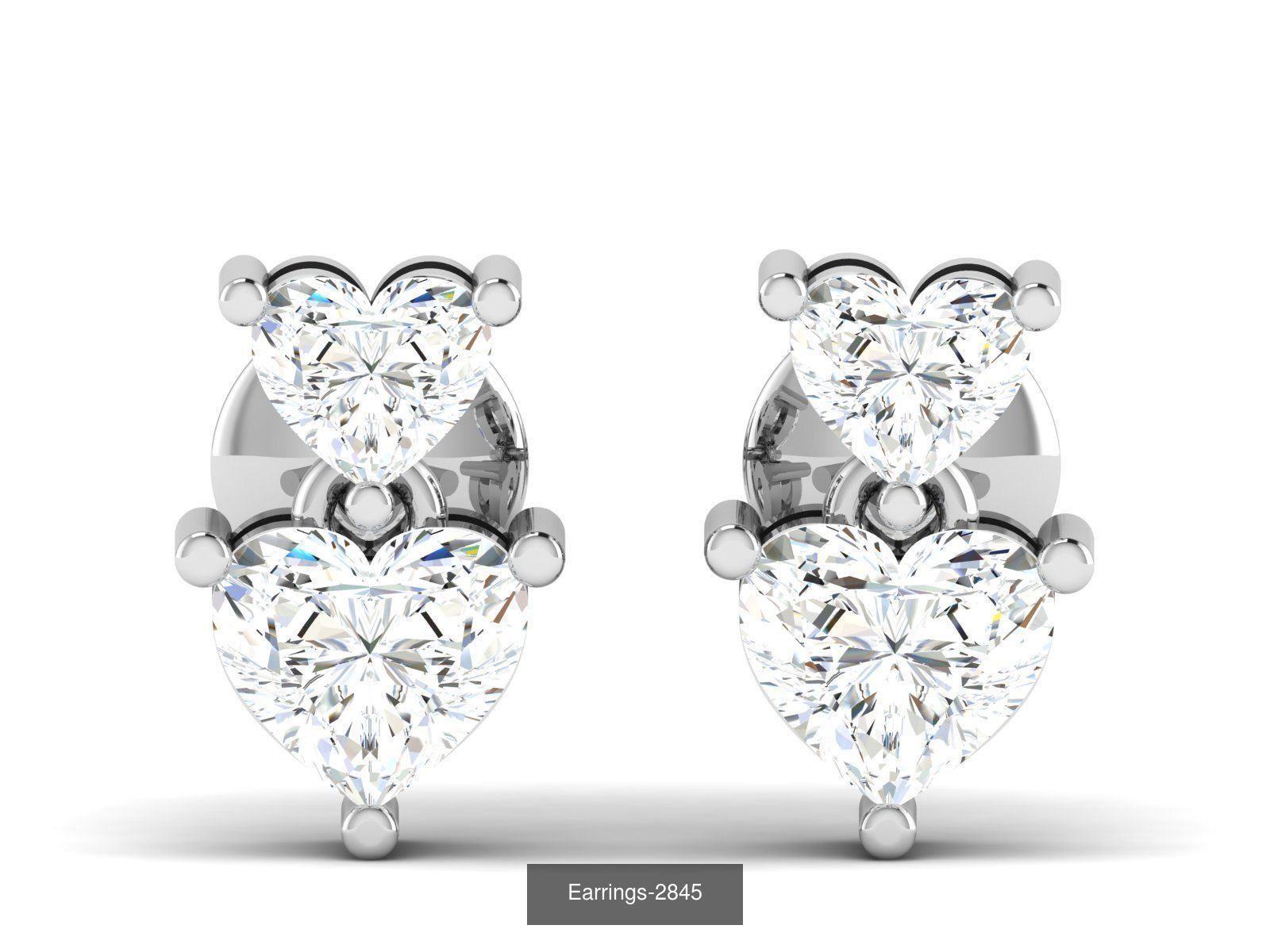 97 LIGHT WT EARRINGS 3D Model Collection_45