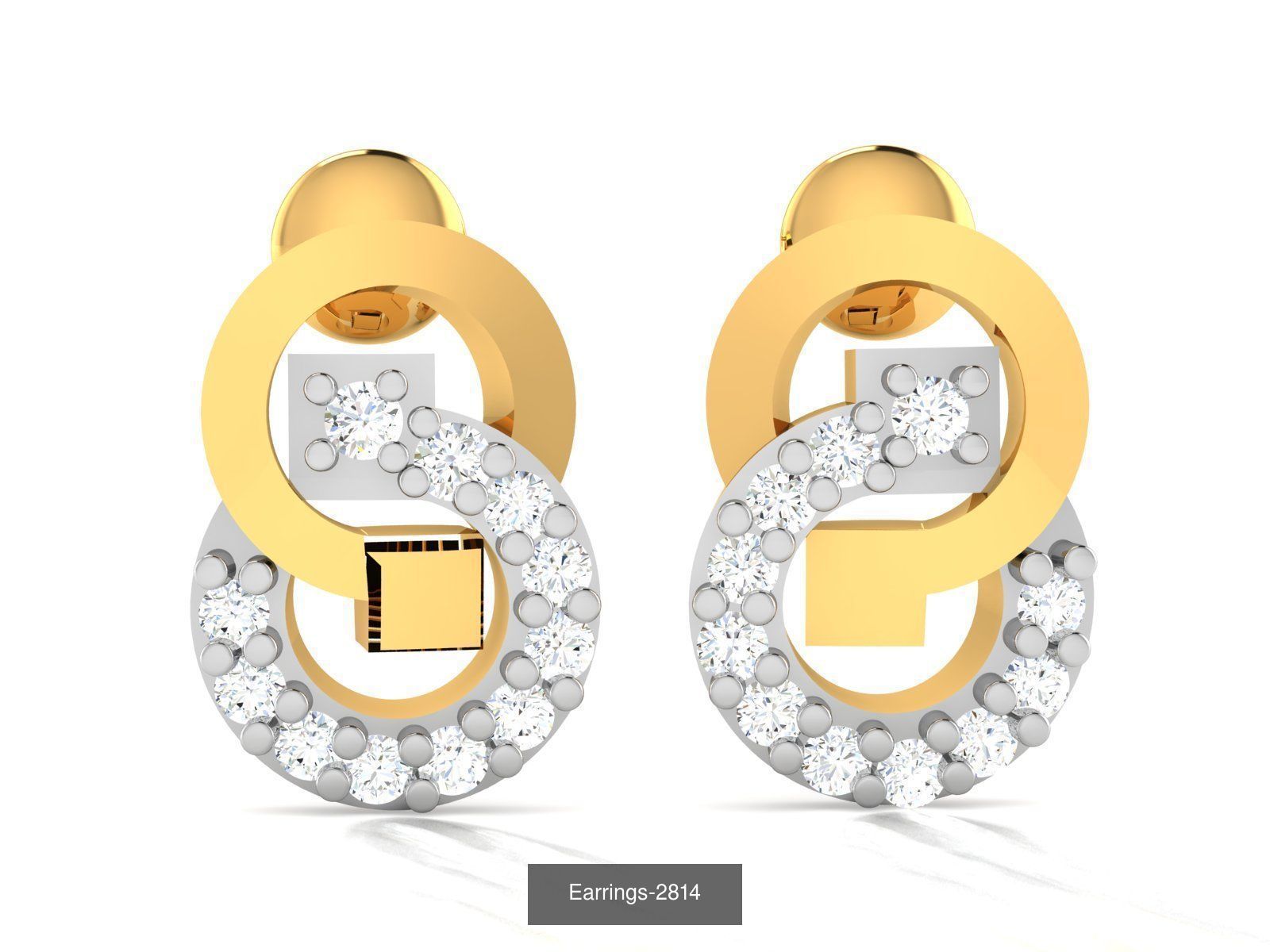 97 LIGHT WT EARRINGS 3D Model Collection_67