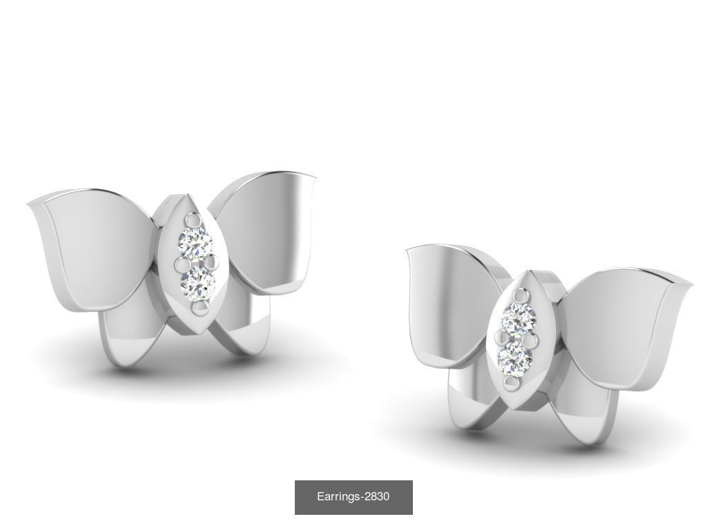 97 LIGHT WT EARRINGS 3D Model Collection_54