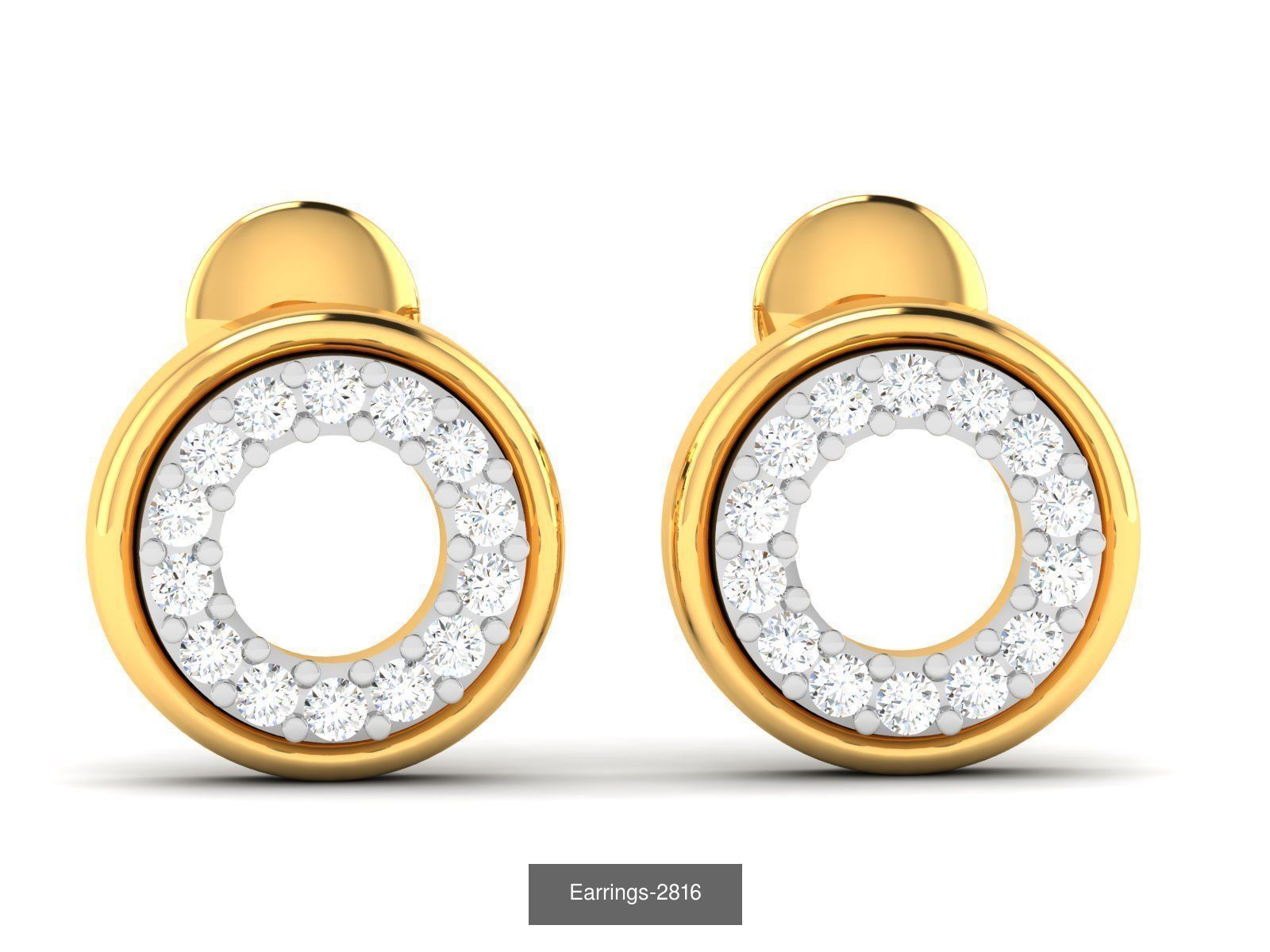 97 LIGHT WT EARRINGS 3D Model Collection_65