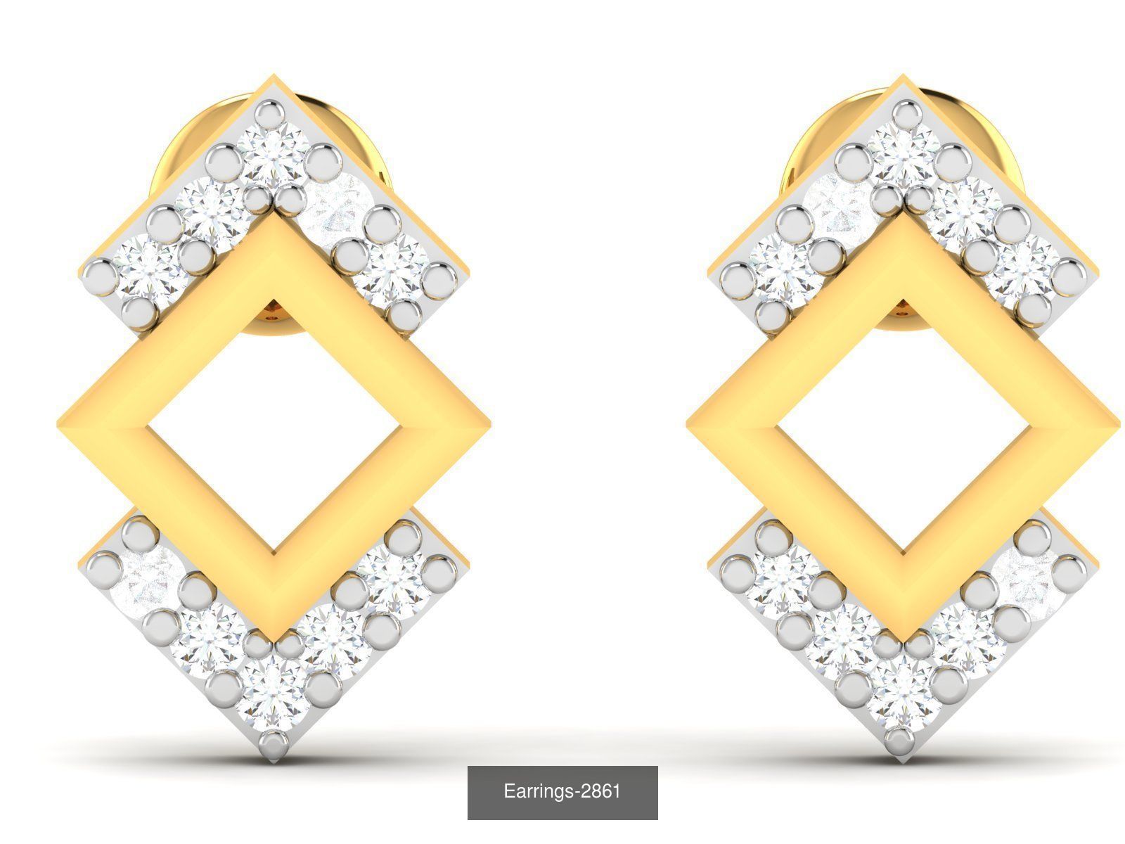 97 LIGHT WT EARRINGS 3D Model Collection_32