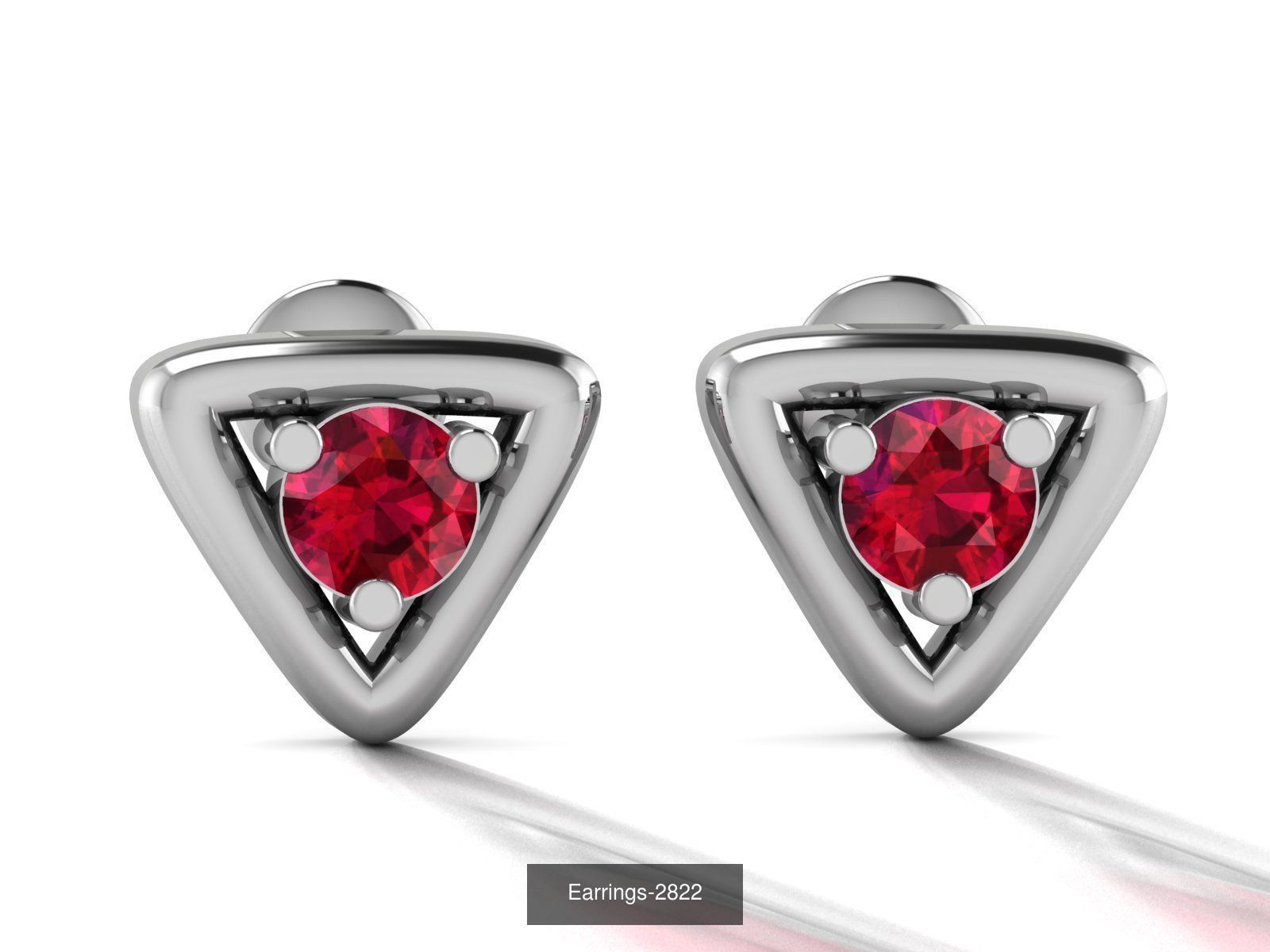 97 LIGHT WT EARRINGS 3D Model Collection_62