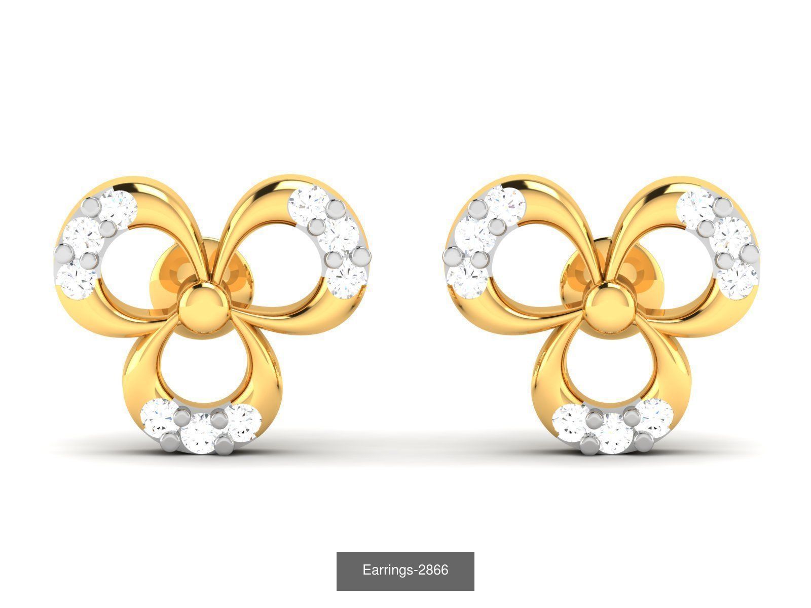 97 LIGHT WT EARRINGS 3D Model Collection_27