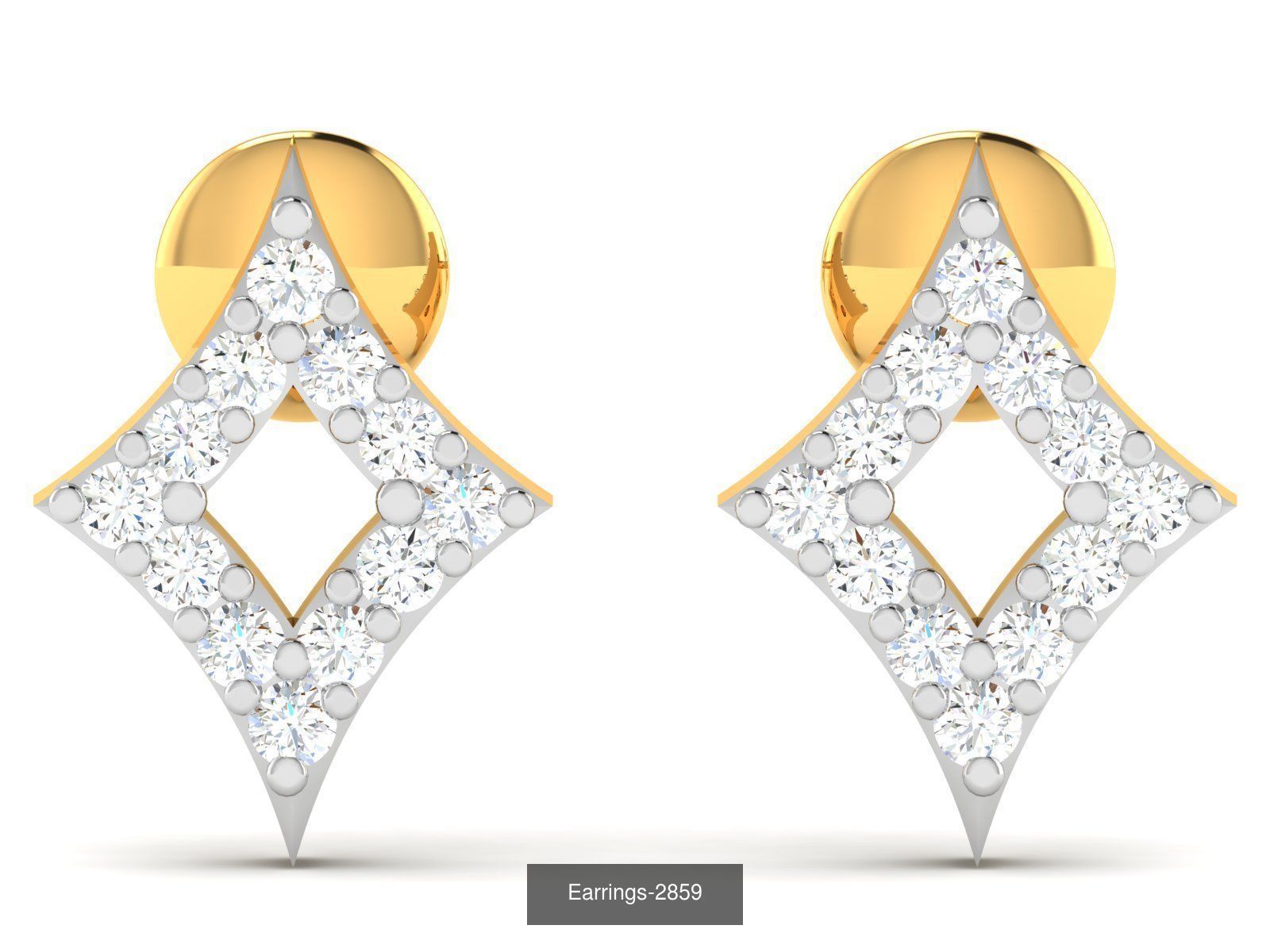 97 LIGHT WT EARRINGS 3D Model Collection_34